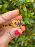 Pulsera con Dije de Corazón - Letras y/o Fotograbado