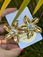 Aretes Beach Vibes con Cristal Facetado