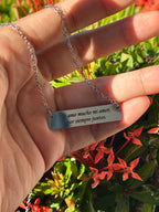 Collar con Placa - Letras y Fotograbado