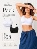 HollyMom Pack - 2 Brassieres, ahorra $10