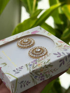 Aretes Mega Glam - Champagne