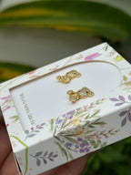 Aretes de Oso Brillante