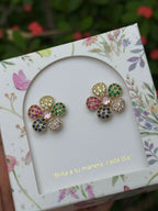 Arete Esencial Flor Multicolor