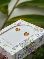 Aretes Esencial Corazón Arcoíris