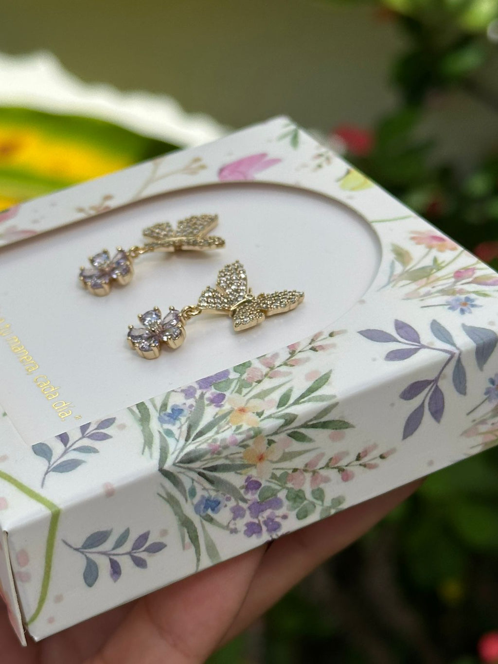 Aretes Mariposa Full Circonia