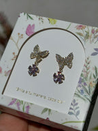 Aretes Mariposa Full Circonia